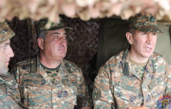 Ermənilər cəbhə xəttini möhkəmləndirir - FOTOLAR